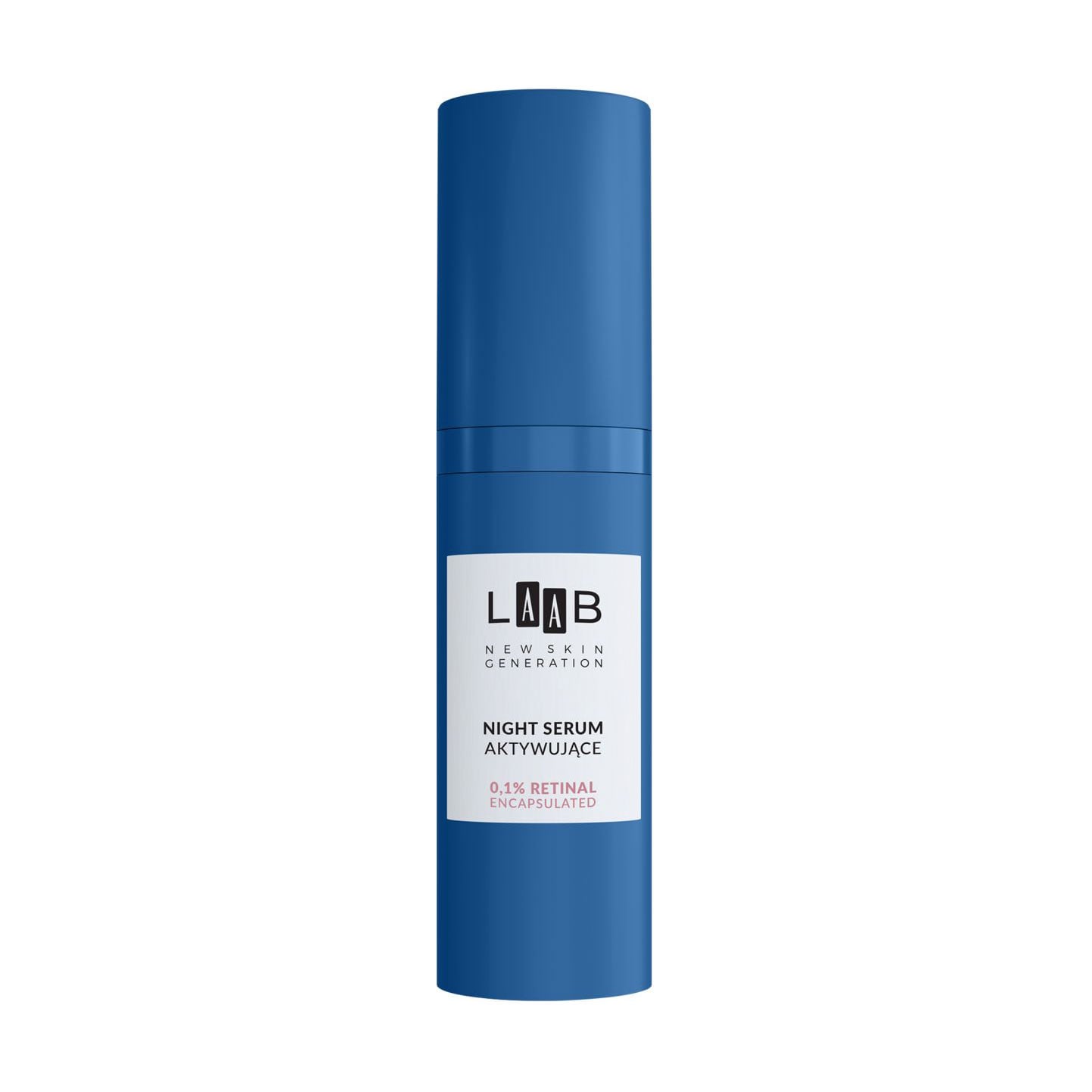 Нічна сироватка для обличчя AA Cosmetics LAAB Night Serum 0.1% Retinal з ретиналем, 30 мл